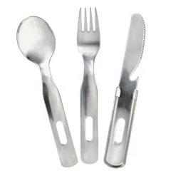 Diverse 3-delt Spise Bestik I Rustfrit Stål