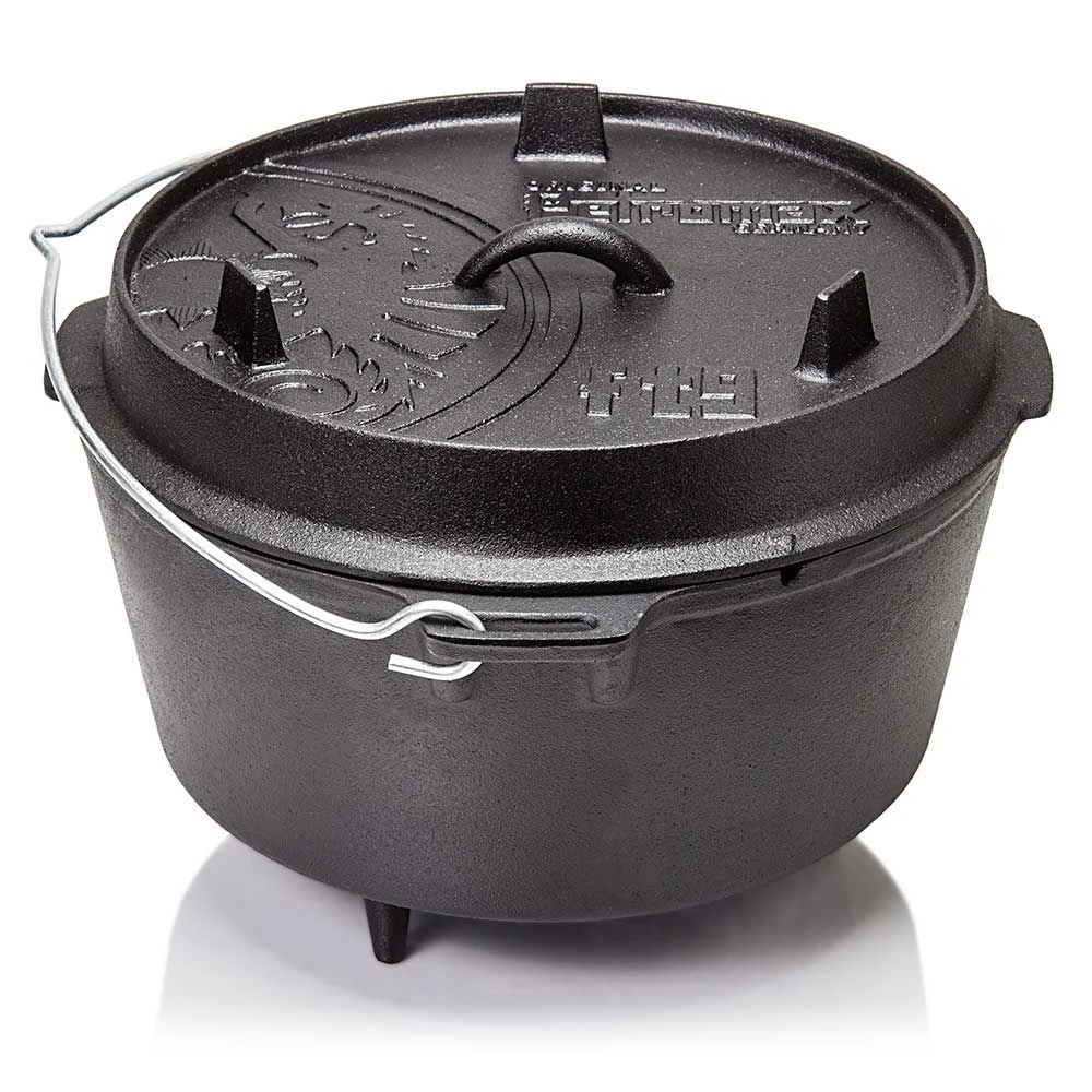 Petromax Dutch Oven Ft 9", 8 Liter Støbejernsgryde 2 Petromax Dutch Oven Ft 9", 8 Liter Støbejernsgryde - Billede 2