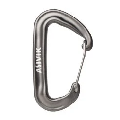 Asivik Udstyrskarabin -Mora butik 511665 Asivik alu Carabin 12kN Grey