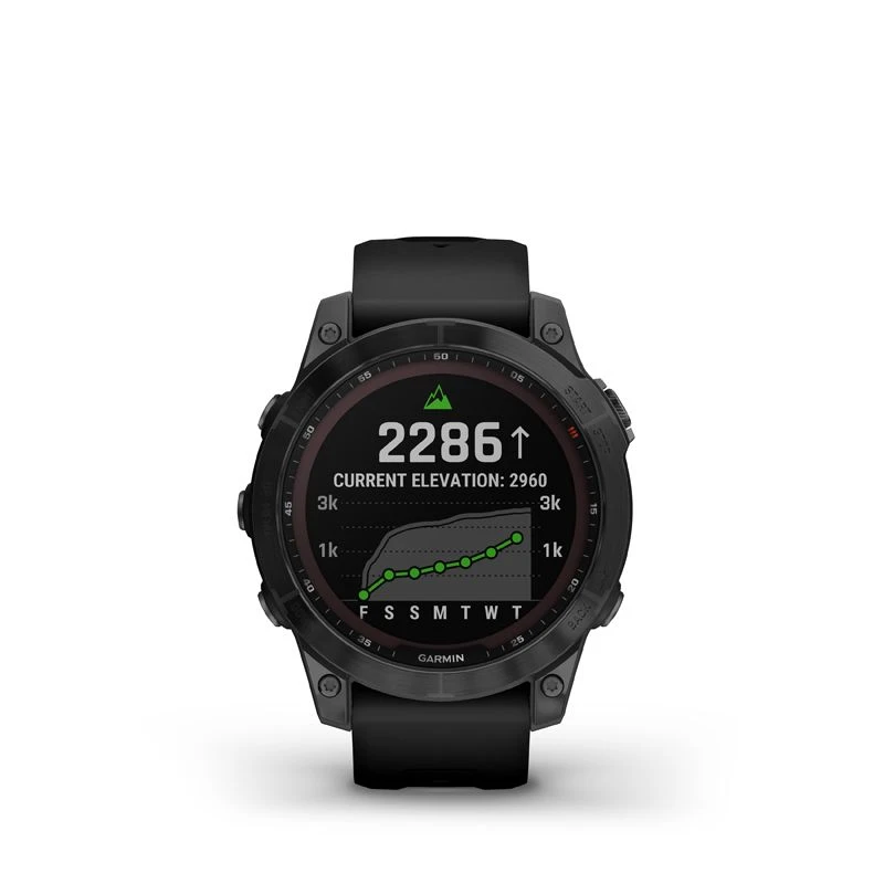 Garmin Fênix 7 Sapphire Solar Black DLC Titanium 2 Garmin Fênix 7 Sapphire Solar Black DLC Titanium - Billede 2